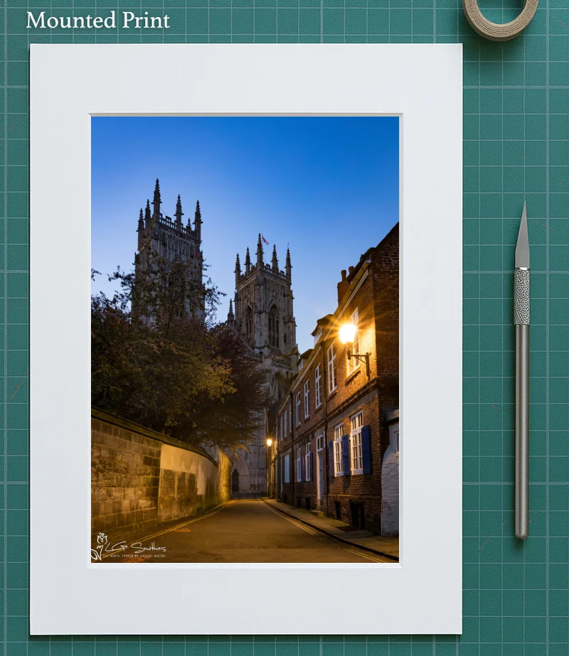 York Minster 5 York Minster - Mounted-Print-Portrait