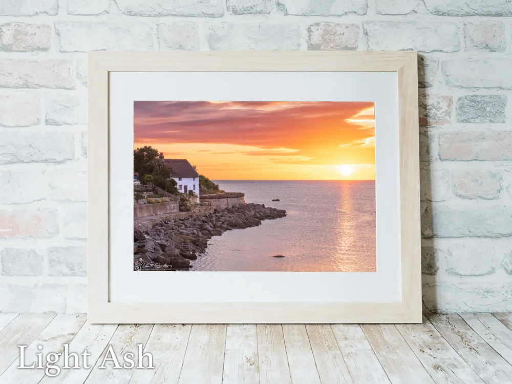 Yorkshire Coast Sunrise At Runswick Bay 5 Yorkshire Coast Sunrise At Runswick Bay - Light-Ash-Landscape-Frame