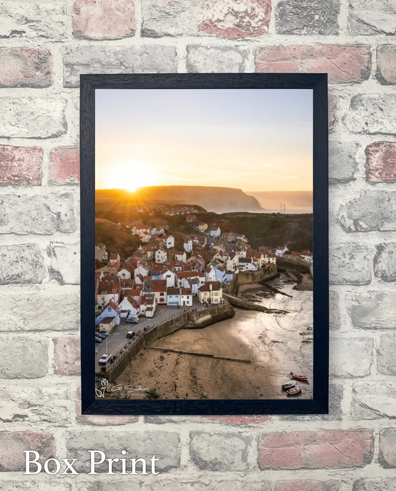 Yorkshire Staithes 6 Yorkshire Staithes - Box-Print-Portrait